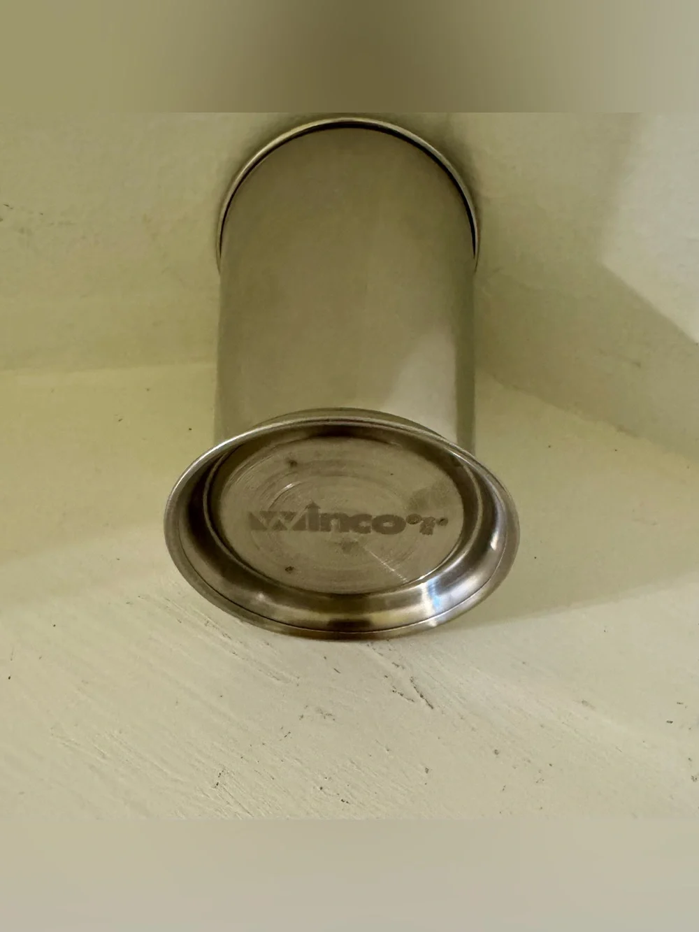Winco. 12 oz. Stainless Steel Cup for Cocktails, Beer, Wine,